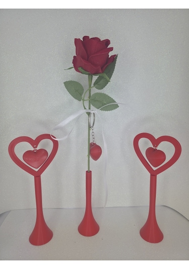 Romantik Masa Dekoru Sevgililer Günü - Yemek Masası Dekoru-set2- 3lü