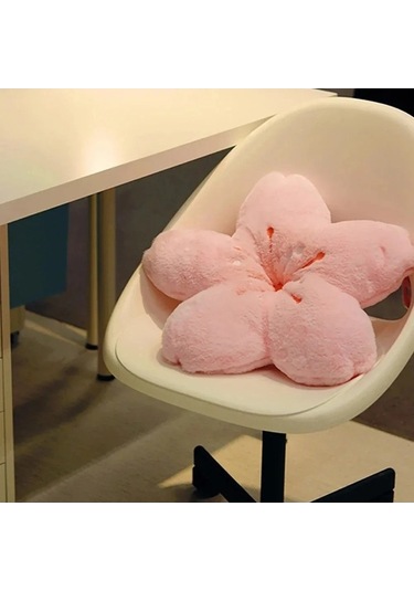 Zyzqstore Sakura Yastık Şekli Peluş Yastık, Yatak Odası Oturma Odası Ev Açık Pembe Açık Pembe