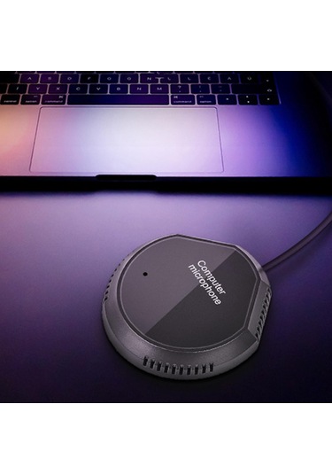 Homyl Konferans Mikrofonu 3,5 Mm, Bilgisayar Mikrofonu, Kompakt