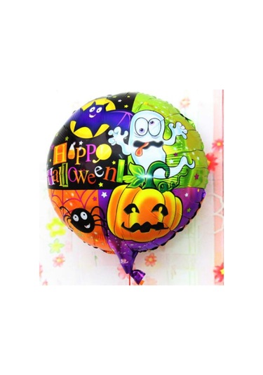 Halloween Örümcekli Kabaklı Folyo Bn 18 İnç Belirtilmemiş