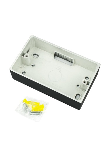 Homyl Elektrik Projesi Kutusu Güç Bağlantı Aksesuarı Siyah