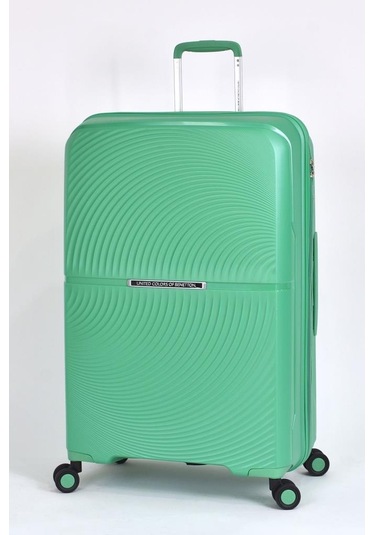 Benetton Büyük Boy %100 Polipropilen Valiz Yeşil Bnt2000 Yeşil