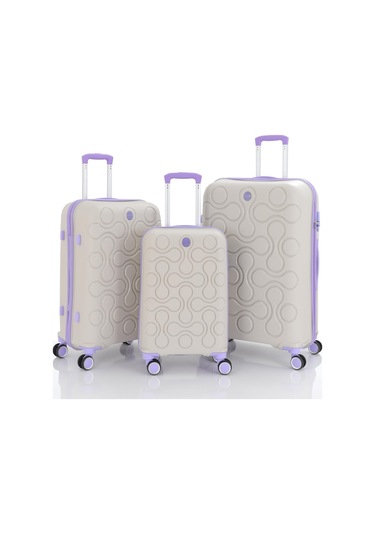 Mçs Üçlü Polipropilen Valiz Seti V376 S23sy1000029-set 10729 3'lü Set Çok Renkli