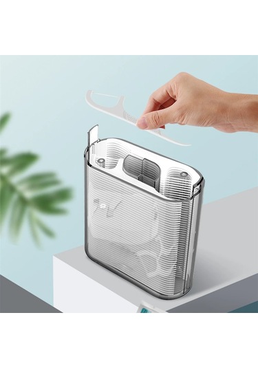 Otomatik Diş İpi Kutusu İle Otel/ev Diş Çubukları Taşınabilir Ağız Bakımı Diş 88pcs -box