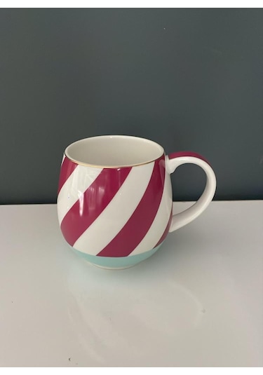 Roykıng Çok Renkli Bordo 400 Ml Kupa Bardak Çok Renkli