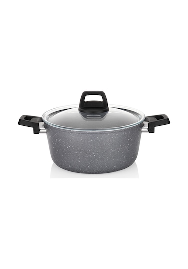 Schafer Ashen Yanmaz Yapışmaz Tencere Seti 9 Parça Gri