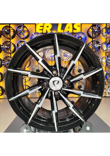4 Adet Bk-5033 6.5 15 4 100 Et35 73.1 Blcak Mack Jant Takım