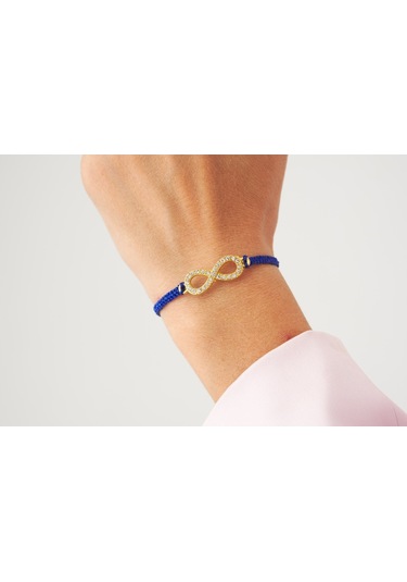 Evakitapvesanat Lacivert Sonsuzluk Örgü Ip Best Friends Bileklik