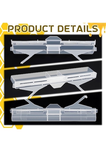 Fortunelane 24 Adet Plastik Arı Kovanı Seti, Kovan Tuzağı, Araçlar, Berrak, Arı Böcek Avcısı