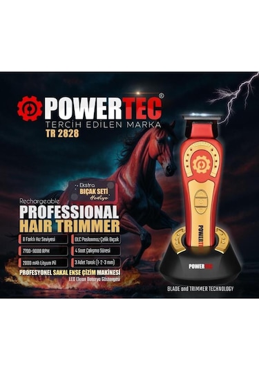 Powertec Tr-2828 Saç Kesme Makinesi