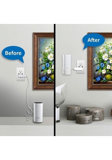 Tongxida Tp-link Deco M4/e4/p9/s7 Yönlendirici Duvar Montaj Kancası Beyaz Beyaz