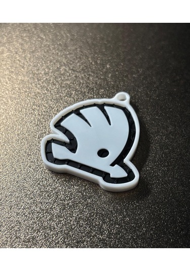 Markanıza Özel Petek Desenli Skoda Logolu 3d Anahtarlık