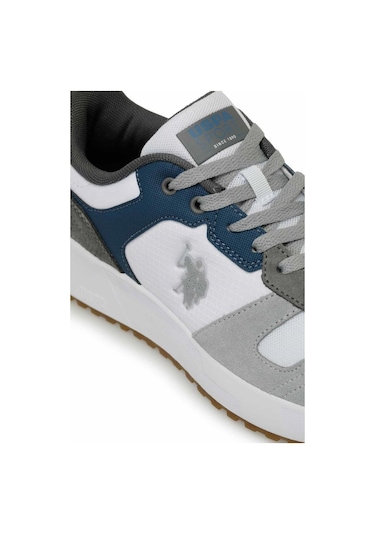 U.s. Polo Assn. Peter Su 4fx 101502094 Erkek Sneaker Aykkabı Beyaz Gri Mavi 40-45 001