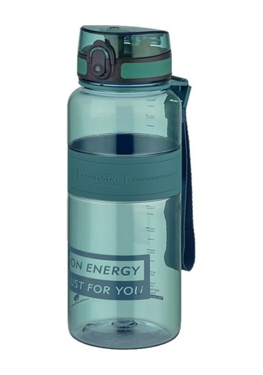 Uzspace Tritan Su Matarası 1000Ml 1 Litre Büyük Boy Yenilenen Ren