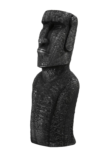 Mudo Home Moaı Statue Gri Biblo 23x18x56cm