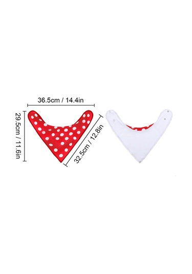 Vkemall 4 Adet Pamuklu Bebek Bibs: Nemlendirici, Konforlu Ve Temiz Tutucu - Nokta, Yaprak, Tek Renk, Tilki, Arı Desenleri Seçenekli