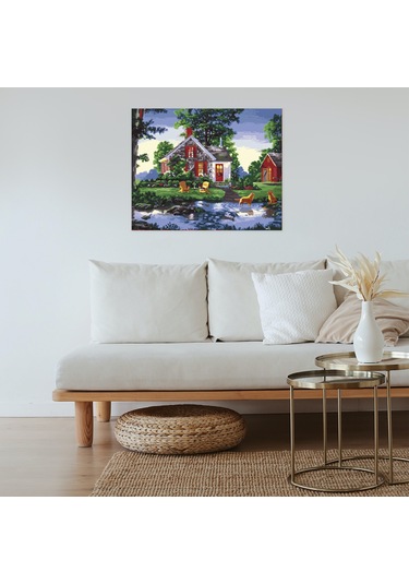 Xiyyadms "yetişkinler Ve Çocuklar İçin Dıy Yağlı Boya Numaralı Boyama Seti - Ev Dekoru Hediyesi" Diğer