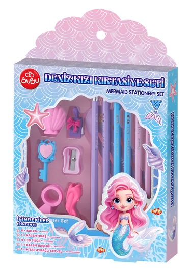 Bu-bu Kırtasıye Setı Denız Kızı Bubu-kst005