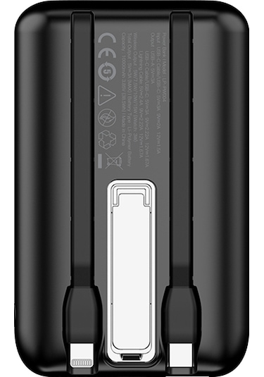 Lapas Lp-pw004 Akıllı Saat Kablosuz Şarj Özellikli Wireless Powerbank 10000mah 15w Siyah