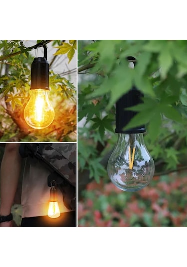 Şarj Olabilen 3 Farklı Mod Led&apos Li Kendiliğinden Asma Kancalı Kamp,dış Cephe Lambası 5306