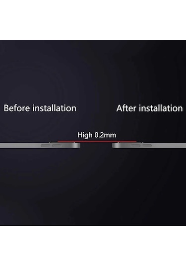 Apple Uyumlu iPad  Pro 11 / 12.9 2020 2021 Cam Kamera Lens Koruyucu