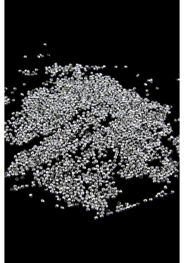 Gümüş 3 Mm Plastik Boncuk Akseuar Takı Malzeme 25 Gr