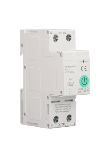 Yaozixa Akıllı 63a 2p Sigorta Devresi - Wi-fi Uzak Kontrol, Akış Ölçümü, Lekaj Ve Aşırı Gerilim Koruması, Ac230v