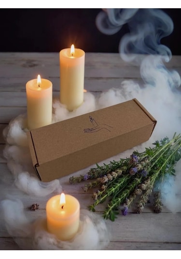 Magia Korennoj Pustyni Temizleme Ve Koruma İçin Pelinli Siyah Sihirli Mumlar 465203944 Siyah