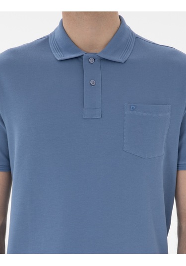 Pierre Cardin Erkek Mavi Tişört Basic 50302538-vr036 Mavi