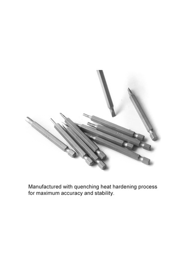 Moveevo 36 Parça 75mm Uzun Elektrik Matkap Ucu Seti - Karbon Çelik, Yüksek Sertlik, Tork Sağlama, Kayma Önleyici, Dayanıklı Kutu İçerisinde