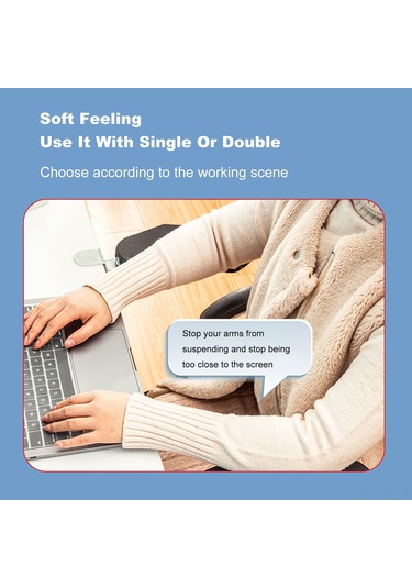 Reedark Katlanır Döner Kol Destekli Masa Uzantısı - Ergonomik Ve Yumuşak Koltuk