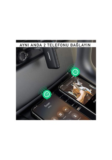 Ugreen Bluetooth 5.0 Kablosuz Müzik Alıcı Audio Receiver