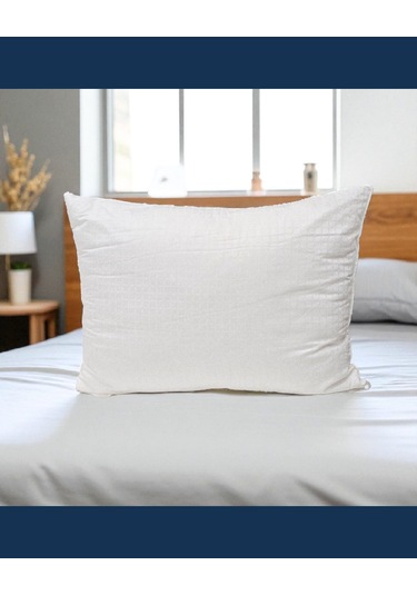 Solivane Otel Tipi Lüks Yastık Elit Cotton Nano Yastık 1300gr 230tc Queen Size 60x80 Beyaz-1