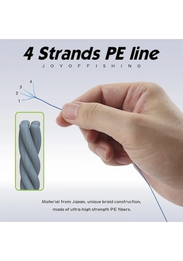 Novahub Jof 300/500/1000m 8 İplikçik 4 İplikçik 18-88lb Pe Örgülü Olta Teli Orange X4-1000m-82lb