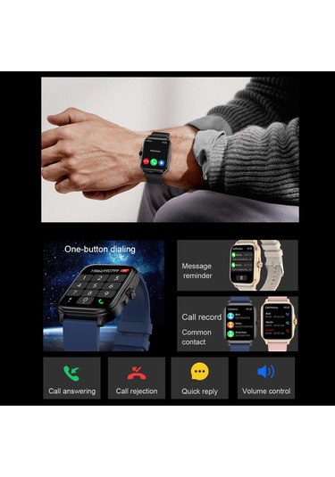 Jeemson 1.91" Ip67 Su Geçirmez Ekran Akıllı Saat (İthalatçı Garantili)