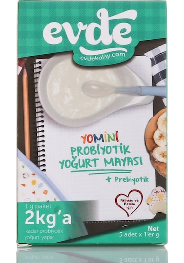 Evde Yomini Probiyotik Yoğurt Mayası 5 x 1 G