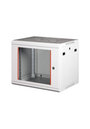 Lande - 9u 19" Duvar Tipi Rack Kabinet Genişlik: 600 Mm Derinlik: 450 Mm Açık Gri Demonte