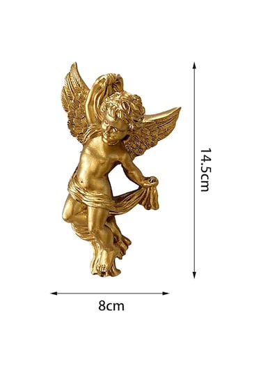 Suntek Magideal 1 Çift Melek Melek Heykeli Duvar Asılı Melek Figürü