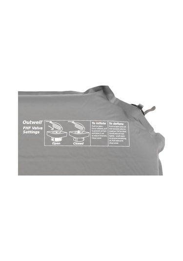 Outwell Sleepin Double 5.0 Cm Yalıtımlı Çift Kişilik Şişme Mat Blk. Siyah