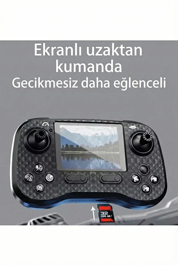 Js26h Drone 4k Hd Kamera Fırçasız Motor Engel Kaçınma Katlanabilir Uzaktan Kumandalı Drone