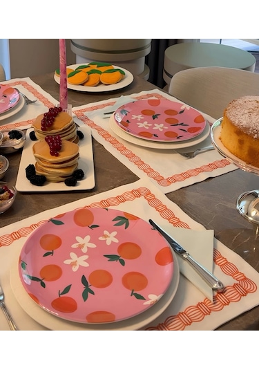 Palace 4 Kişilik Amerikan Servisi Turuncu