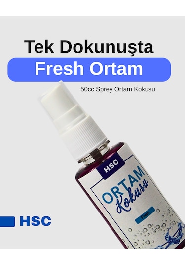 Fresh Ortam Kokusu 50cc Sprey Ferahlatıcı Taşınabilir Ortam Kokusu
