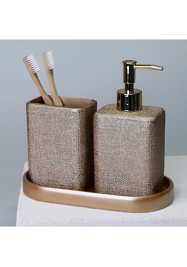 Linen Banyo Seti Vizon