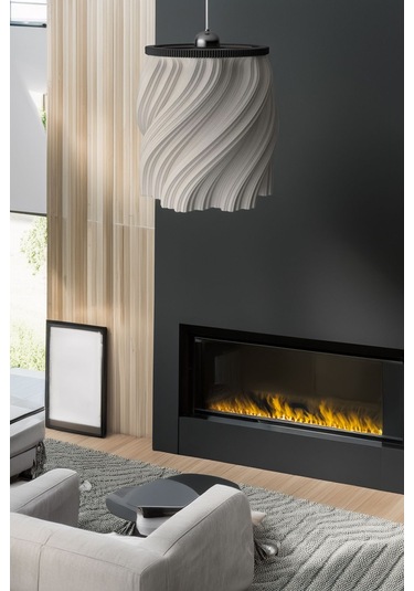 Modern Sarkıt Tekli Avize Krema Serisi 23x27 Cm Salon Mutfak Oturma Odası Cafe Bar Çok Renkli