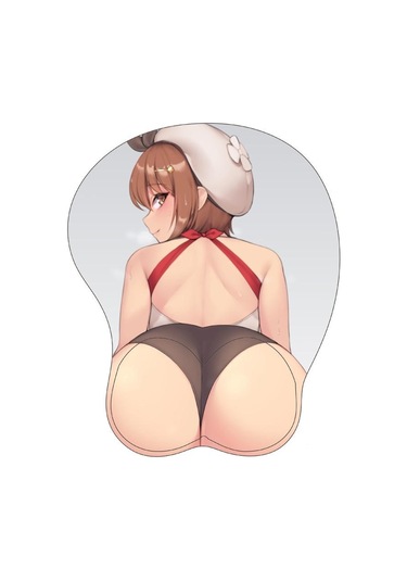 Sevimli Seksi Kız Silikon 3d Mouse Pad Anime Bilek Dinlenme Desteği Opie Ergonomik Kaymaz Yaratıcı Anime Mouse Pad Kırmızı & Kahverengi