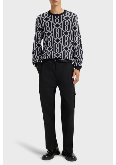 Hugo Erkek Kazak 50547001 001 Siyah Siyah