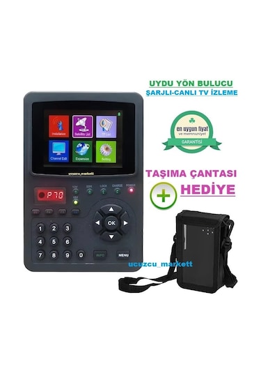 Görüntülü 3.5'' Inç Ekran Dijital Uydu Yön Bulucu Canlı İzleme