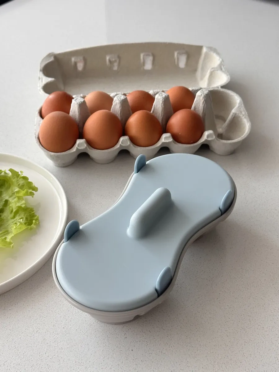 Vesna Krasna Mikrodalga Fırın İçin Yumurta Pişirme Kabı 348358750 Gri