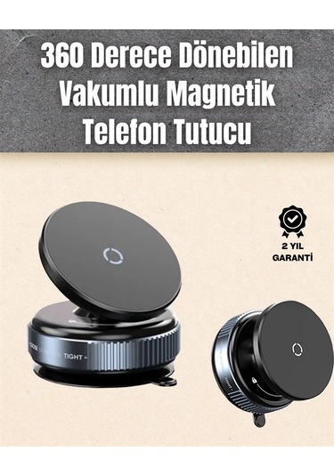 Bfs Çok Yönlü Döner Başlıklı Vakumlu Araç Telefon Standı Sert Yollarda Stabil Kullanım