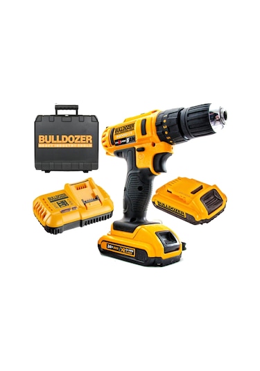 Bulldozer GSR 24 V 5 Ah Li-ion Çift Akülü Darbesiz Şarjlı Vidalama